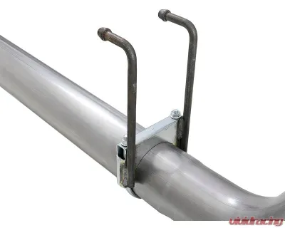 aFe Power Rebel XD Series 4" 409 Stainless Steel DPF-Back Exhaust System with Dual Polished Tips Ford Diesel Trucks V8-6.7L td 2017-2025 - 49-43102-P