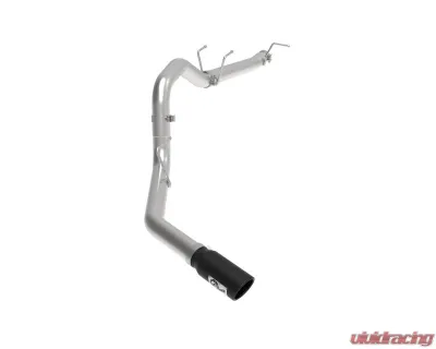 aFe Power Apollo GT Series 3-1/2" 409 Stainless Steel Axleback Exhaust System without Muffler with Black Tips Ford F-250 | F-350 V8-6.2 | 7.3L 2017-2024 - 49-43116NM-B