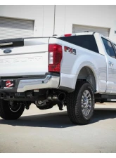 aFe Power Apollo GT Series 3-1/2" 409 Stainless Steel Axleback Exhaust System without Muffler with Black Tips Ford F-250 | F-350 V8-6.2 | 7.3L 2017-2024                                     - 49-43116NM-B - Image 2