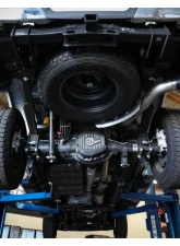 aFe Power Apollo GT Series 3-1/2" 409 Stainless Steel Axleback Exhaust System without Muffler with Polished Tips Ford F-250 | F-350 V8-6.2 | 7.3L 2017-2024                                     - 49-43116NM-P - Image 2