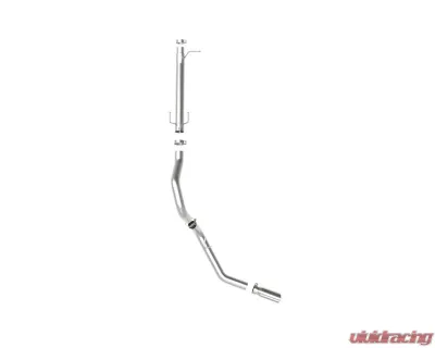 aFe Power Apollo GT Series 3-1/2" 409 Stainless Steel Axleback Exhaust System without Muffler with Polished Tips Ford F-250 | F-350 V8-6.2 | 7.3L 2017-2024 - 49-43116NM-P