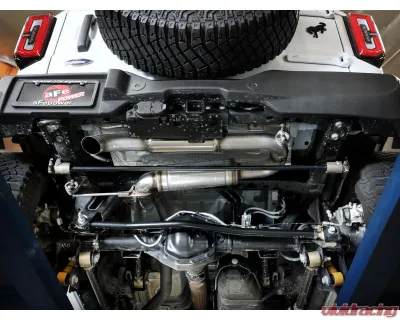 aFe Power Apollo GT Series 3" 409 Stainless Steel Hi-Tuck Axle-Back Exhaust System Ford Bronco L4-2.3L t | V6-2.7L tt 2021-2025 - 49-43147