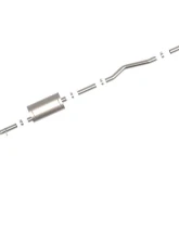 aFe Power Apollo GT Series 3" 409 Stainless Steel Catback Exhaust System with Polished Tips GM Silverado | Sierra 1500 L4-2.7L t 2019-2024                                     - 49-44108-P - Image 4