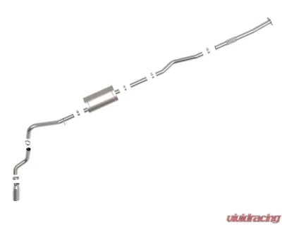 aFe Power Apollo GT Series 3" 409 Stainless Steel Catback Exhaust System with Polished Tips GM Silverado | Sierra 1500 L4-2.7L t 2019-2024 - 49-44108-P