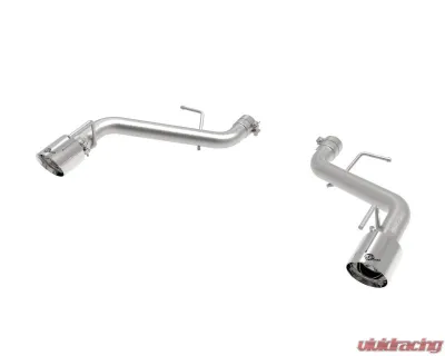 aFe Power Mach Force-XP 2-1/2" 409 Stainless Steel Axleback Exhaust System with Polished Tips Chevrolet Camaro SS V8-6.2L 2016-2024 - 49-44118-P