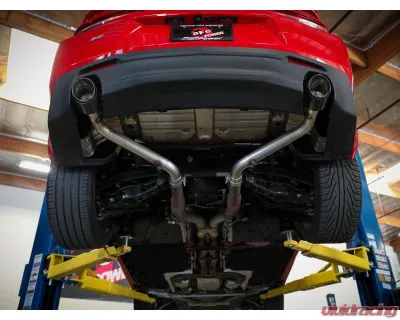 aFe Power Mach Force-XP 2-1/2" 409 Stainless Steel Axleback Exhaust System with Polished Tips Chevrolet Camaro SS V8-6.2L 2016-2024 - 49-44118-P
