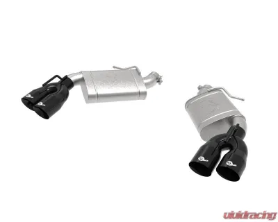 aFe Power Mach Force-XP 3" 409 Stainless Steel Axle-Back Exhaust System with Muffler with Black Tips Chevrolet Camaro SS V8-6.2L 2016-2024 - 49-44119-B