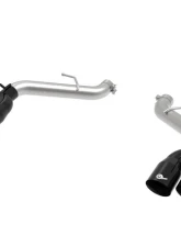 aFe Power Mach Force-XP 3" 409 Stainless Steel Axle-Back Exhaust System without Muffler with Black Tips Chevrolet Camaro SS V8-6.2L 2016-2024                                     - 49-44119NM-B - Image 6