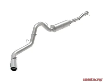 aFe Power Apollo GT Series 4in 409 Stainless Steel Catback Exhaust System with Polished Tips GM 2500 | 3500HD V8-6.6L L8T 2020-2024 49-44122-P - 49-44122-P