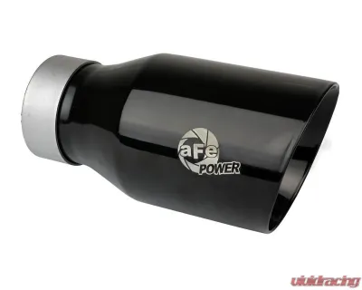 aFe Power Large Bore-HD 3" 409 Stainless Steel DPF-Back Exhaust System with Black Tip GM Trucks L6-3.0L td LZ0 2023-2024 - 49-44144-B