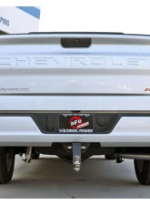 aFe Power Large Bore-HD 3" 409 Stainless Steel DPF-Back Exhaust System with Black Tip GM Trucks L6-3.0L td LZ0 2023-2024                                     - 49-44144-B - Image 4