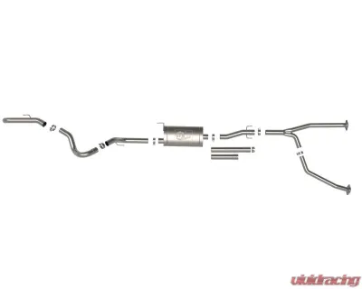 aFe Power Apollo GT Series Hi-Tuck 2-1/2" to 3" 409 Stainless Steel Catback Exhaust System Toyota Tundra V6-3.4L tt 2022-2024 - 49-46062