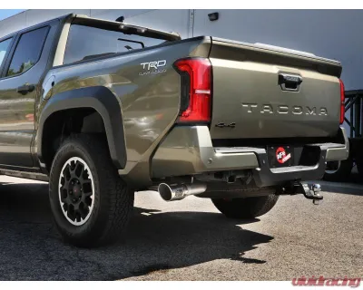 aFe Power Apollo GT Series 2-1/2" to 3" 409 Stainless Steel Catback Exhaust System with Polished Tip Toyota Tacoma L4-2.4L t 2024 - 49-46071-P