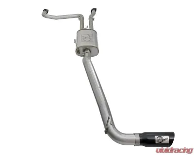 aFe Power Mach Force-XP 2-1/2" into 3-1/2" 409 Stainless Steel Catback Exhaust System Nissan Titan V8-5.6L 2017-2024 - 49-46125-B