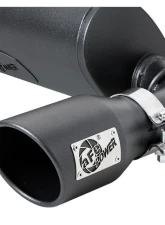 aFe Power Rebel Series 2-1/2" 409 Stainless Steel Caback Exhaust System with Black Tips Jeep Wrangler JL V6-3.6L 2018-2024                                     - 49-48066-B - Image 2