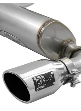 aFe Power Rebel Series 2-1/2" 409 Stainless Steel Caback Exhaust System with Polished Tips Jeep Wrangler JL V6-3.6L 2018-2024                                     - 49-48066-P - Image 2