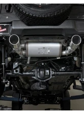 aFe Power Rebel Series 2-1/2" 409 Stainless Steel Caback Exhaust System with Polished Tips Jeep Wrangler JL V6-3.6L 2018-2024                                     - 49-48066-P - Image 5