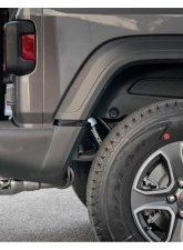 aFe Power Rebel Series 2-1/2" 409 Stainless Steel Caback Exhaust System with Polished Tips Jeep Wrangler JL V6-3.6L 2018-2024                                     - 49-48066-P - Image 8
