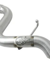 aFe Power Mach Force-XP 2-1/2" 409 Stainless Steel Hi-Tuck Axleback Exhaust System without Tip Jeep Wrangler JL L4-2.0L t | V6-3.6L 2018-2024                                     - 49-48070-1 - Image 4