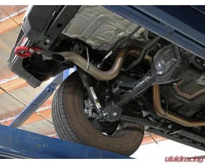 aFe Power Mach Force-XP 2-1/2" 409 Stainless Steel Hi-Tuck Axleback Exhaust System without Tip Jeep Wrangler JL L4-2.0L t | V6-3.6L 2018-2024 - 49-48070-1