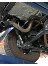 aFe Power Mach Force-XP 2-1/2" 409 Stainless Steel Hi-Tuck Axleback Exhaust System with Black Tip Jeep Wrangler JL L4-2.0L t | V6-3.6L 2018-2024                                     - 49-48070-1B - Image 4