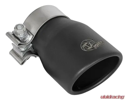 aFe Power Mach Force-XP 2-1/2" 409 Stainless Steel Hi-Tuck Axleback Exhaust System with Black Tip Jeep Wrangler JL L4-2.0L t | V6-3.6L 2018-2024 - 49-48070-1B