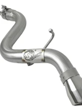 aFe Power Mach Force-XP 2-1/2" 409 Stainless Steel Hi-Tuck Axleback Exhaust System with Polished Tip Jeep Wrangler JL L4-2.0L t | V6-3.6L 2018-2024                                     - 49-48070-1P - Image 5