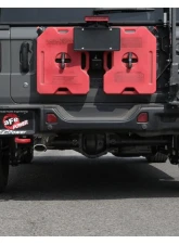 aFe Power Mach Force-XP 2-1/2" 409 Stainless Steel Hi-Tuck Axleback Exhaust System with Polished Tip Jeep Wrangler JL L4-2.0L t | V6-3.6L 2018-2024                                     - 49-48070-1P - Image 3