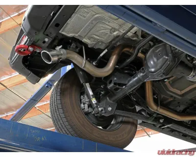 aFe Power Mach Force-XP 2-1/2" 409 Stainless Steel Hi-Tuck Axleback Exhaust System with Polished Tip Jeep Wrangler JL L4-2.0L t | V6-3.6L 2018-2024 - 49-48070-1P
