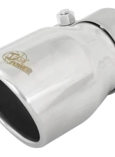 aFe Power Mach Force-XP 2-1/2" 409 Stainless Steel Hi-Tuck Axleback Exhaust System with Polished Tip Jeep Wrangler JL L4-2.0L t | V6-3.6L 2018-2024                                     - 49-48070-1P - Image 5