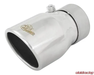 aFe Power Mach Force-XP 2-1/2" 409 Stainless Steel Hi-Tuck Axleback Exhaust System with Polished Tip Jeep Wrangler JL L4-2.0L t | V6-3.6L 2018-2024 - 49-48070-1P