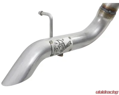 aFe Power Mach Force-XP 2-1/2" 409 Stainless Steel Axleback Hi-Tuck Exhaust No Tips Jeep Wrangler JL V6-3.6L 2018-2024 - 49-48075