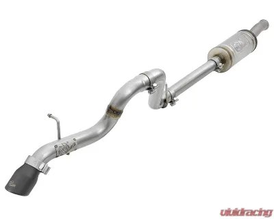 aFe Power Mach Force-XP 2-1/2" 409 Stainless Steel Axleback Hi-Tuck Exhaust with Black Tips Jeep Wrangler JL V6-3.6L 2018-2024 - 49-48075-B