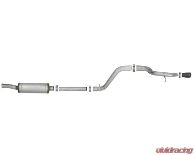 aFe Power Mach Force-XP 2-1/2" 409 Stainless Steel Axleback Hi-Tuck Exhaust with Black Tips Jeep Wrangler JL V6-3.6L 2018-2024 - 49-48075-B
