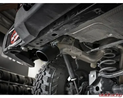 aFe Power Mach Force-XP 2-1/2" 409 Stainless Steel Axleback Hi-Tuck Exhaust with Black Tips Jeep Wrangler JL V6-3.6L 2018-2024 - 49-48075-B