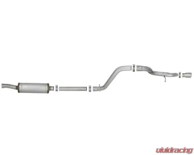 aFe Power Mach Force-XP 2-1/2" 409 Stainless Steel Axleback Hi-Tuck Exhaust with Polished Tips Jeep Wrangler JL V6-3.6L 2018-2024 - 49-48075-P