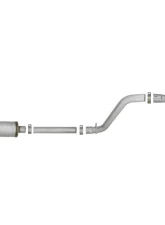 aFe Power Mach Force-XP 2-1/2" 409 Stainless Steel Axleback Hi-Tuck Exhaust No Tips Jeep Wrangler JL V6-3.6L 2018-2024                                     - 49-48075 - Image 4