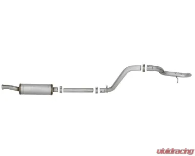 aFe Power Mach Force-XP 2-1/2" 409 Stainless Steel Axleback Hi-Tuck Exhaust No Tips Jeep Wrangler JL V6-3.6L 2018-2024 - 49-48075