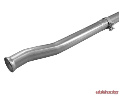 aFe Power Mach Force-XP 2-1/2" 409 Stainless Steel Mid-Pipe With Resonator Delete Jeep Wrangler JL V6-3.6L 2018-2024 - 49-48077
