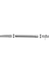 aFe Power Mach Force-XP 2-1/2" 409 Stainless Steel Mid-Pipe With Resonator Delete Jeep Wrangler JL V6-3.6L 2018-2024                                     - 49-48077 - Image 4
