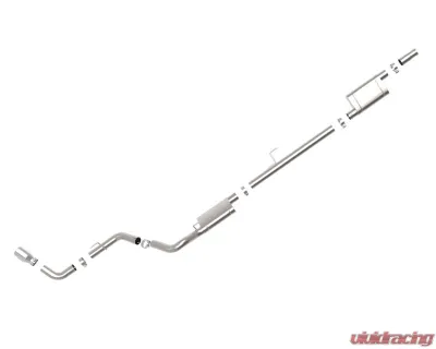aFe Power Apollo GT Series 3" 409 Stainless Steel Catback Exhaust System with Polished Tips Jeep Gladiator JT V6-3.6L 2020-2024 - 49-48083-P