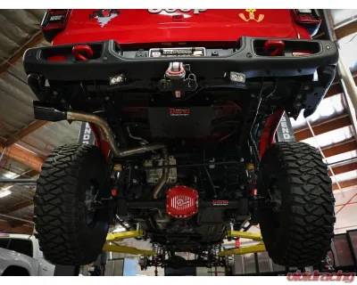 aFe Power Apollo GT Series 2-1/2 in 409 Stainless Steel Catback Exhaust System with Polished Tips Jeep Gladiator JT V6-3.6L 2020-2024 - 49-48089-P