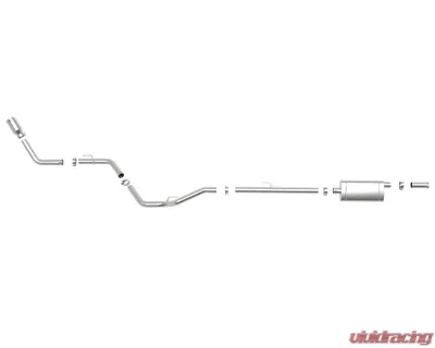 aFe Power Apollo GT Series 2-1/2 in 409 Stainless Steel Catback Exhaust System with Polished Tips Jeep Gladiator JT V6-3.6L 2020-2024 - 49-48089-P