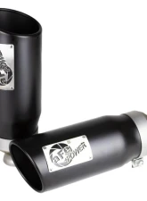 aFe Power Mach Force-Xp 5" Black Stainless Steel Direct-Fit Exhaust Tip Set Ram 1500 DT V8-5.7L Hemi 2019-2024                                     - 49C42073-B - Image 3