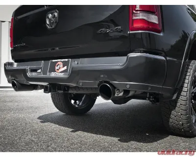 aFe Power Mach Force-Xp 5" Black Stainless Steel Direct-Fit Exhaust Tip Set Ram 1500 DT V8-5.7L Hemi 2019-2024 - 49C42073-B