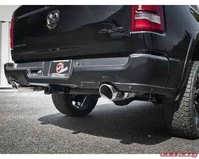 aFe Power Mach Force-Xp 5" Polished Stainless Steel Direct-Fit Exhaust Tip Set Ram 1500 DT V8-5.7L Hemi 2019-2024 - 49C42073-P