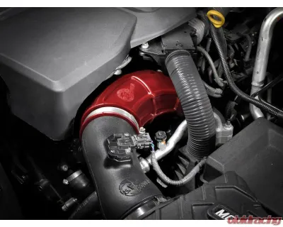 aFe Power Turbo Inlet Pipe Red for Toyota Tundra, Land Cruiser 3.4L TT 2022-2024 - 55-20001-R