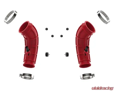 aFe Power Turbo Inlet Pipe Red for Toyota Tundra, Land Cruiser 3.4L TT 2022-2024 - 55-20001-R