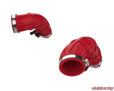 aFe Power Turbo Inlet Pipe Red for Toyota Tundra, Land Cruiser 3.4L TT 2022-2024 - 55-20001-R