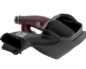 aFe Power Track Series Red Kevlar/Carbon Fiber Intake System w/ Pro 5R Filter Black Ford Expedition | F-150 | Lincoln Navigator 2017-2024